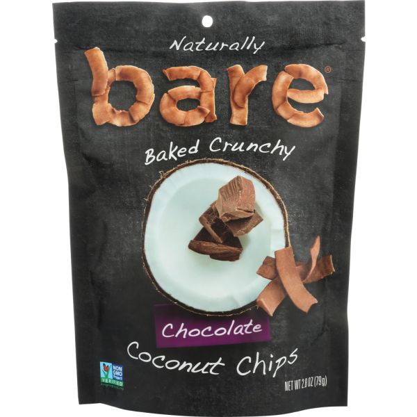 BARE FRUIT: Chocolate Coconut Chips, 2.8 oz