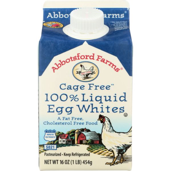 ABBOTSFORD FARMS: Cage Free 100% Liquid Egg Whites, 16 oz