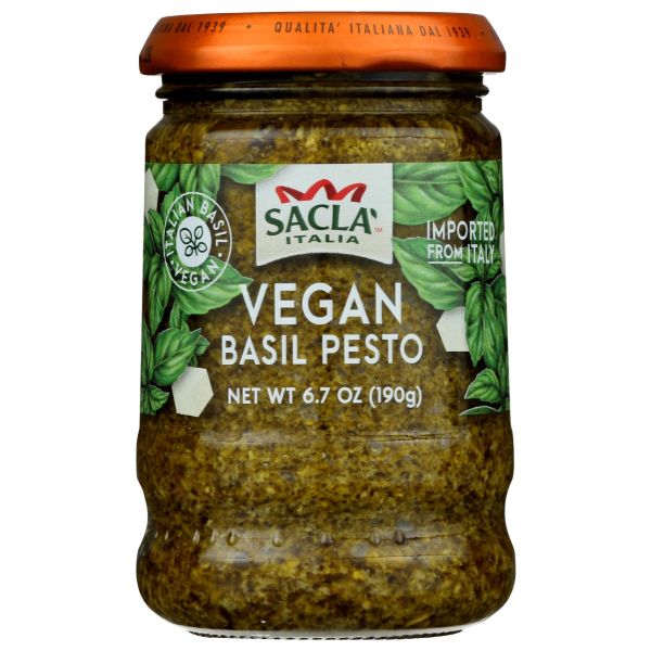 SACLA: Vegan Basil Pesto, 6.7 oz