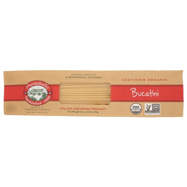 MONTEBELLO: Bucatini Pasta, 16 oz