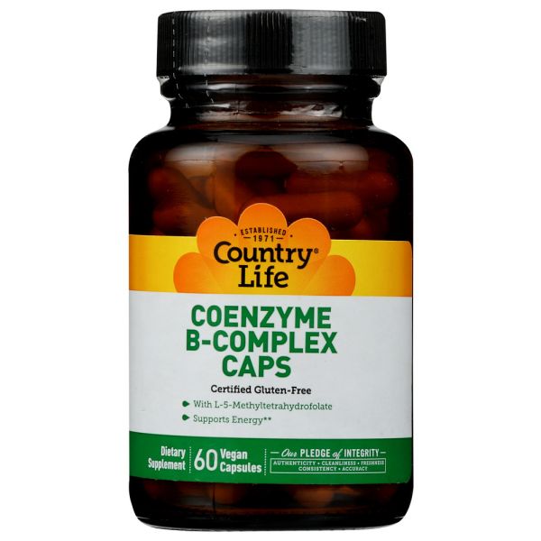 COUNTRY LIFE: Coenzyme B Complex Caps, 60 vc