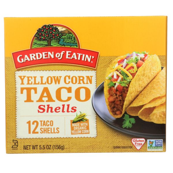 GARDEN OF EATIN: Yellow Corn Taco Shells, 5.5 oz