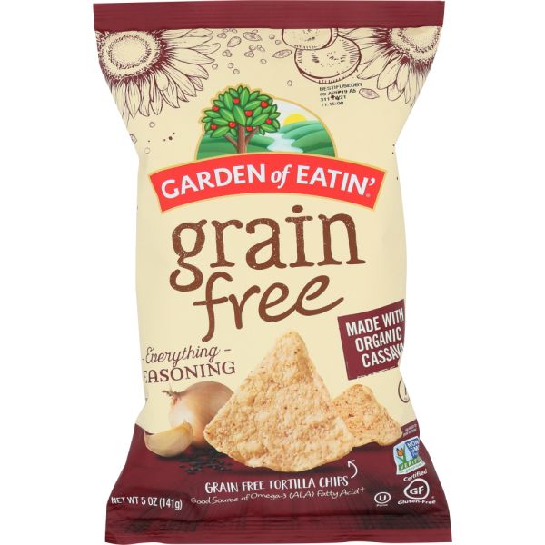 GARDEN OF EATIN: Chip Tortilla Grain Free Everything Seasoning, 5 oz