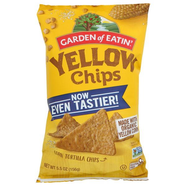 GARDEN OF EATIN: Chips Tortilla Yellow, 5.5 oz
