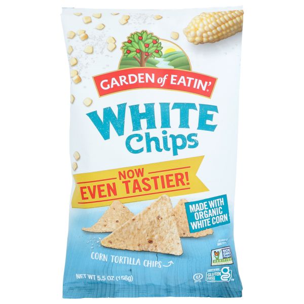 GARDEN OF EATIN: Chip Tortilla White, 5.5 oz