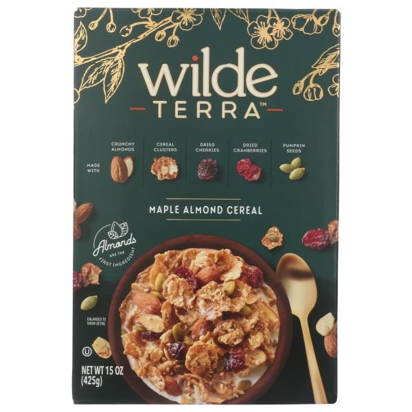 WILDE TERRA: Maple Almond Cereal, 15 oz
