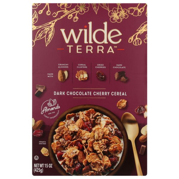 WILDE TERRA: Dark Chocolate Cherry Cereal, 15 oz