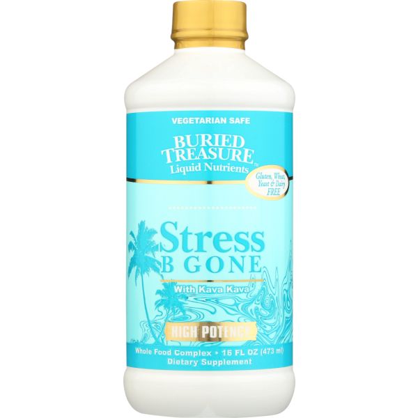 BURIED TREASURE: Stress B Gone Liquid, 16 oz