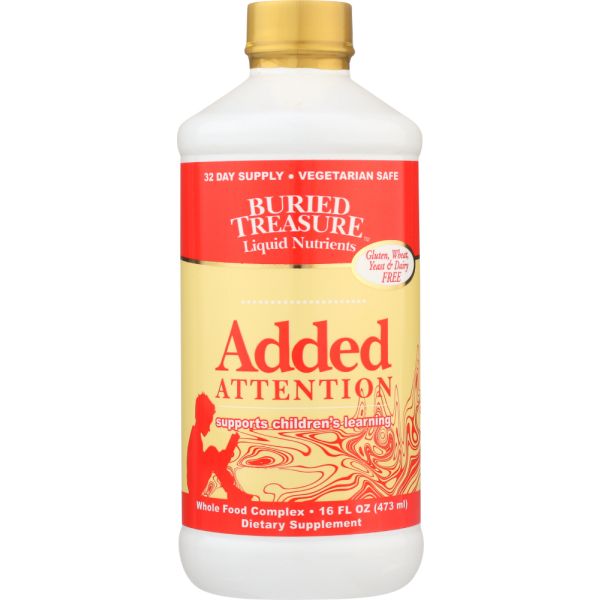 BURIED TREASURE: Added Attention for Children, 16 oz