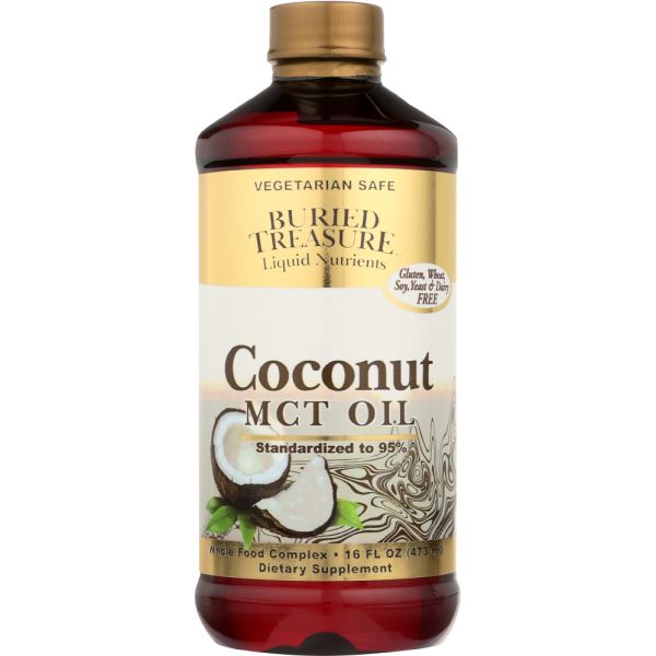 BURIED TREASURE: Coconut MCT Oil, 16 oz