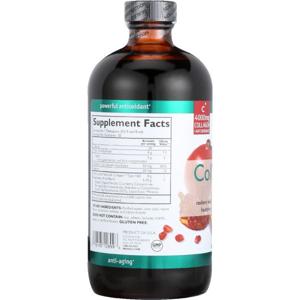 Neocell Collagen+C Pomegranate Liquid, 16 Oz