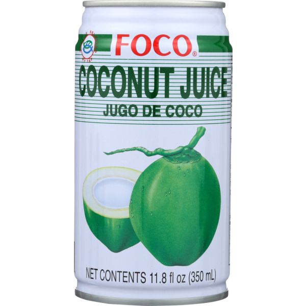 FOCO: Juice Coconut, 11.8 oz