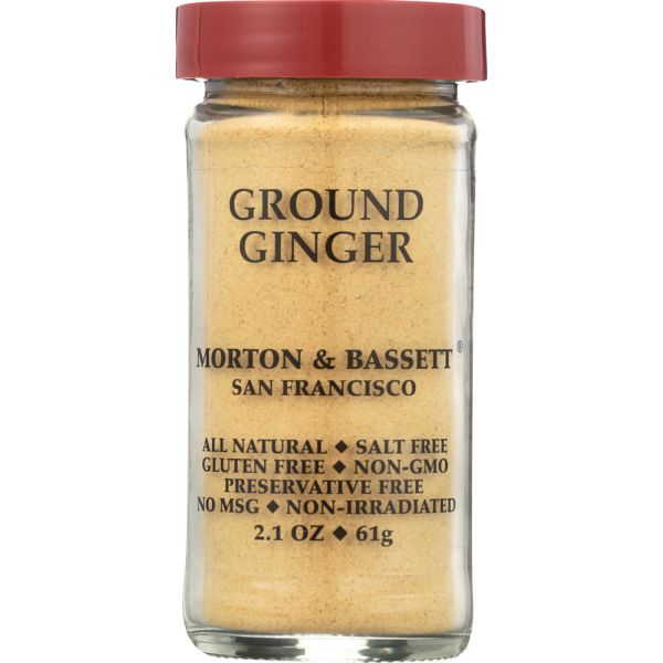 MORTON & BASSETT: Ground Ginger, 2.1 oz