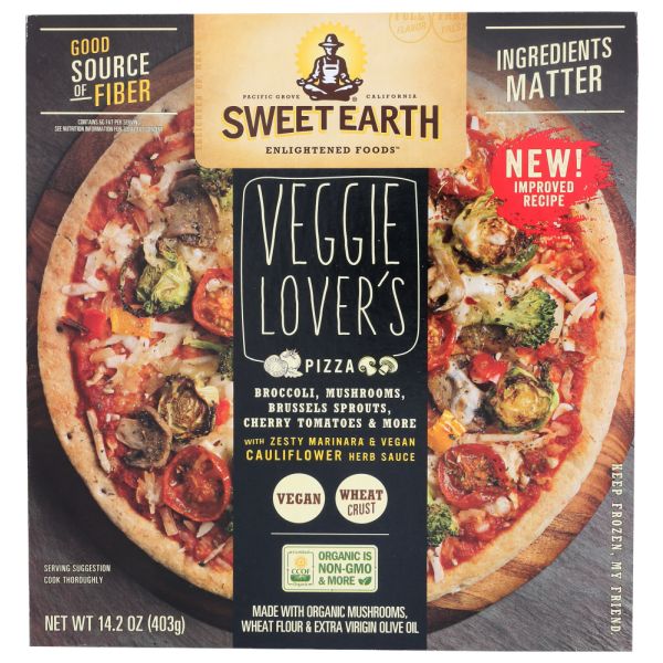 SWEET EARTH: Pizza Veggie Lovers, 14.2 oz
