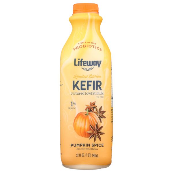 LIFEWAY: Low Fat Pumpkin Spice Kefir, 32 oz