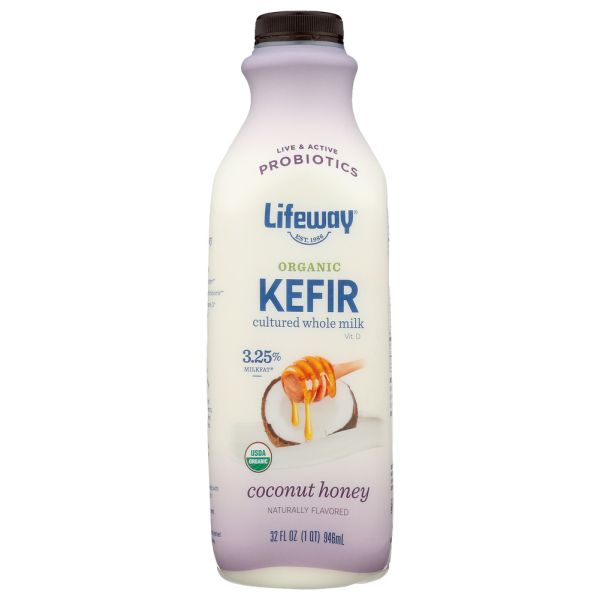 LIFEWAY: Kefir Whole Milk Organic Coconut Honey, 32 fo