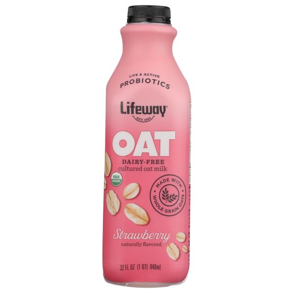 LIFEWAY: Organic Oat Strawberry Vanilla, 32 fo