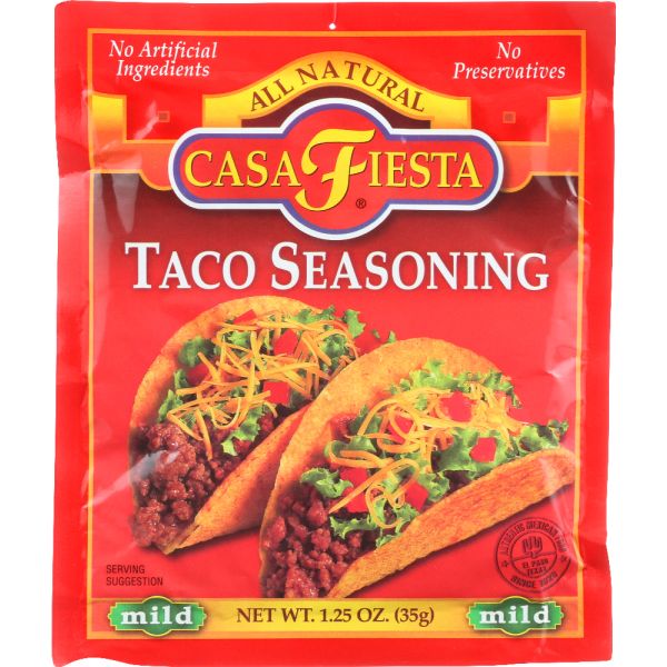 Casa Fiesta Taco Seasoning Mild, 1.25 Oz
