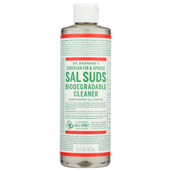 DR BRONNER: Sal Suds Cleaner Biodegradle, 16 oz