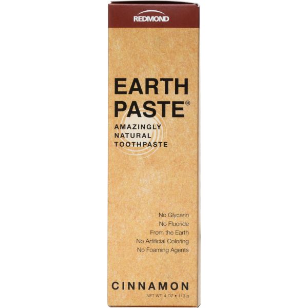 Redmond Trading Company Earthpaste Natural Toothpaste Cinnamon, 4 Oz