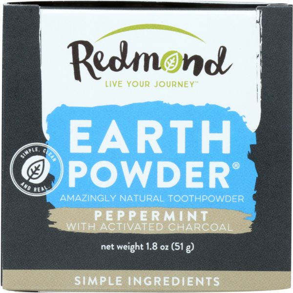 REDMOND: Earthpowder Peppermint Charcoal, 1.8 oz