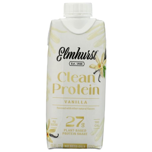 ELMHURST: Clean Protein Vanilla Protein Shake, 11 fo