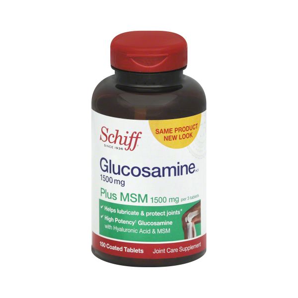 SCHIFF BIO FOODS: Glucosamine Plus MSM 1500 Mg, 150 tb