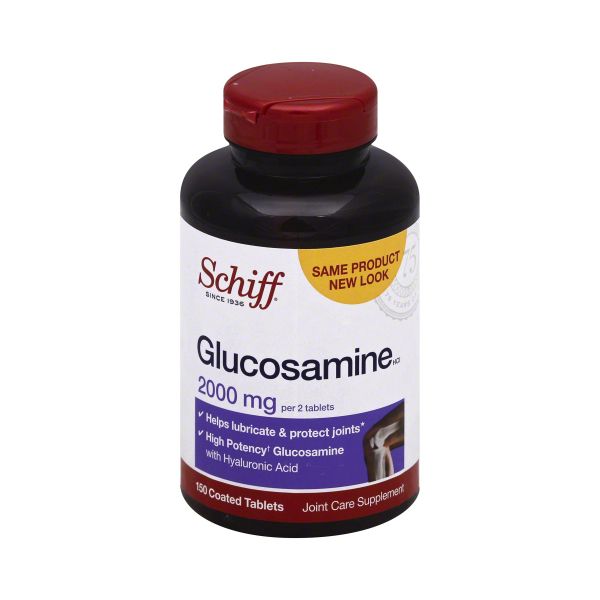 SCHIFF BIO FOODS: Glucosamine Coated 2000 mg, 150 tb