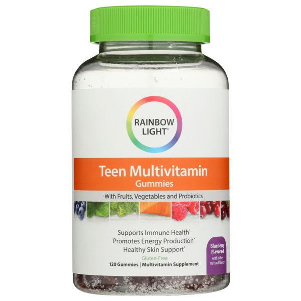 RAINBOW LIGHT: Teens Multivitamin Gummies, 120 pc