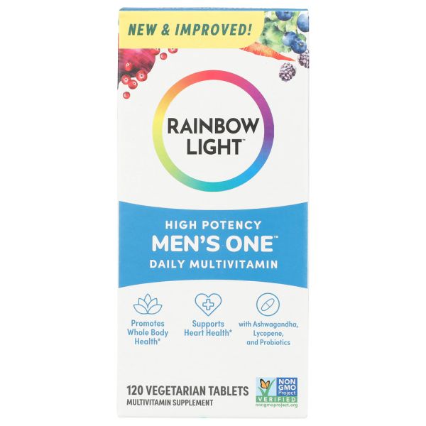 RAINBOW LIGHT VIBRANCE: Mens One Multivitamin, 120 cp