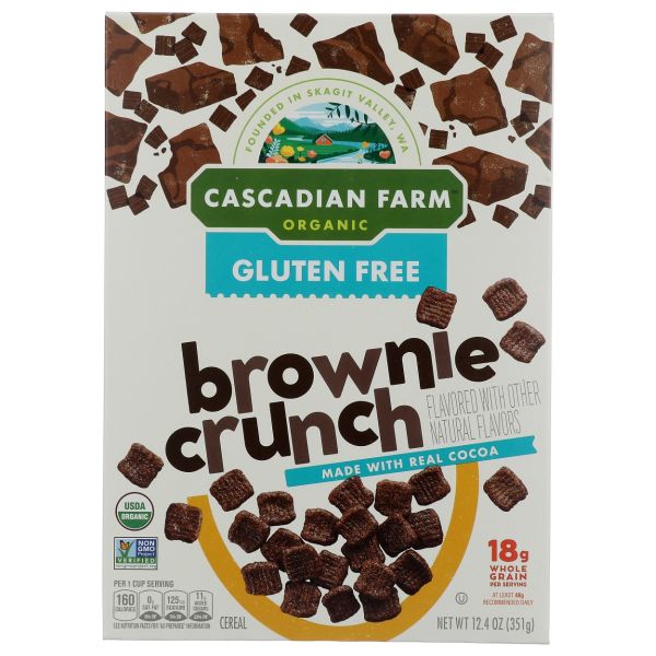 CASCADIAN FARM: Organic Brownie Crunch Cereal, 12.4 oz
