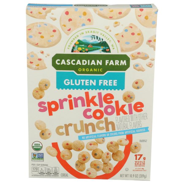 CASCADIAN FARM: Organic Sprinkle Cookie Crunch Cereal, 10.9 oz