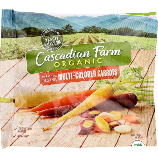 CASCADIAN FARMS: Multi-Colored Carrots, 10 oz