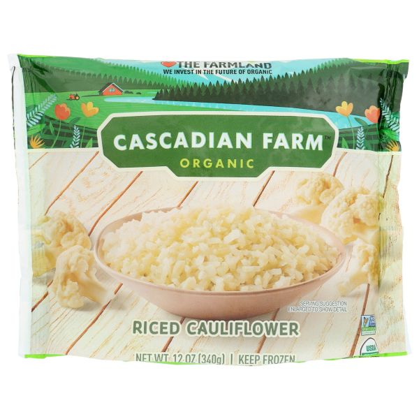 CASCADIAN FARM: Riced Cauliflower, 12 oz