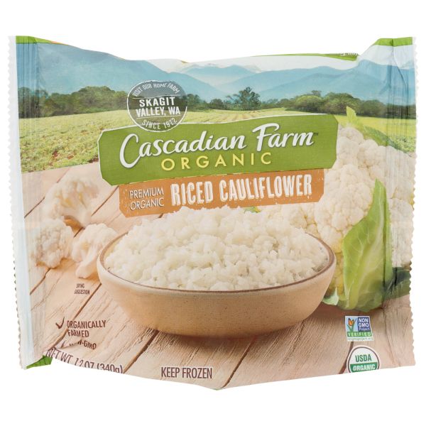 CASCADIAN FARM: Riced Cauliflower, 12 oz