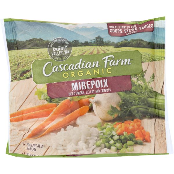 CASCADIAN FARM: Organic Mirepoix Vegetables, 10 oz