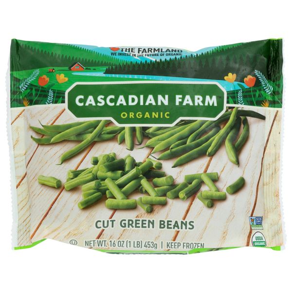 CASCADIAN FARMS: Cut Green Beans, 16 oz
