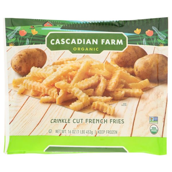 CASCADIAN FARMS: Crinkle Cut French Fries, 16 oz