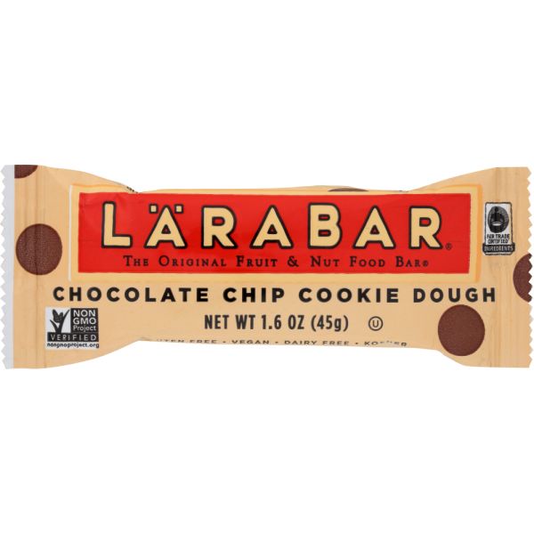 LARABAR: Chocolate Chip Cookie Dough Bar, 1.6 oz