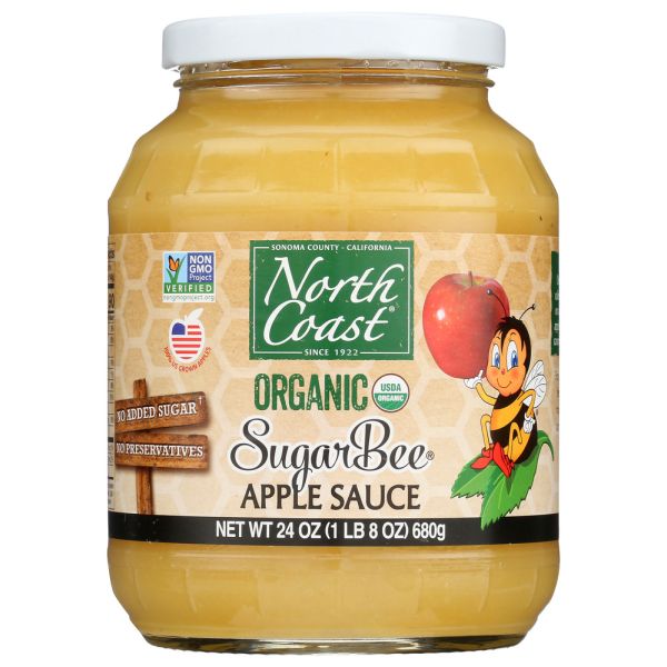 NORTH COAST: Organic Sugarbee Applesauce, 24 oz