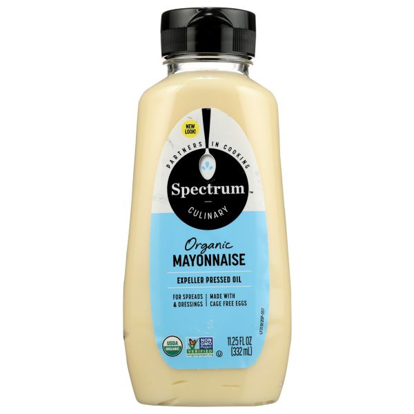 SPECTRUM NATURALS: Organic Mayonnaise With Cage Free Eggs Squeeze, 11.25 oz