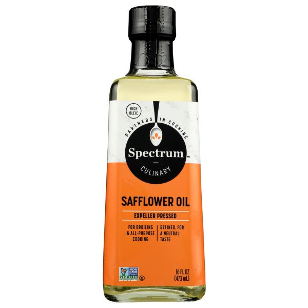 SPECTRUM NATURALS: High Heat Safflower Oil, 16 oz