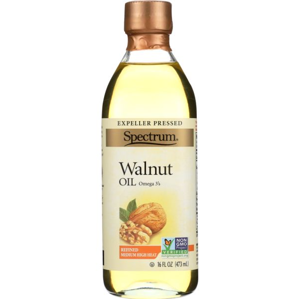 SPECTRUM NATURALS: Walnut Oil Refined, 16 oz