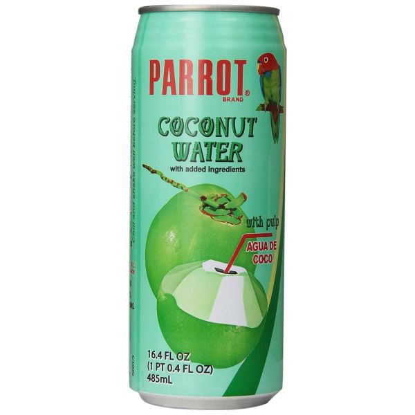 PARROT: Coconut Water with Pulp, 16.4 fo