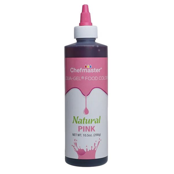 CHEFMASTER: Natural Pink Liqua-Gel Food Coloring, 10.5 oz