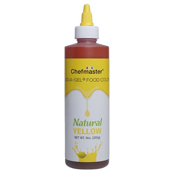 CHEFMASTER: Natural Yellow Liqua-Gel Food Coloring, 9 oz