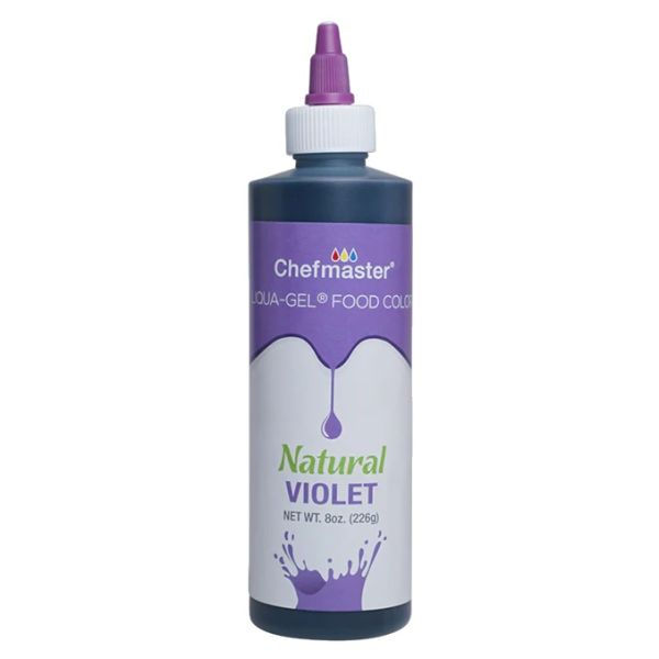 CHEFMASTER: Natural Violet Liqua-Gel Food Coloring, 8 oz
