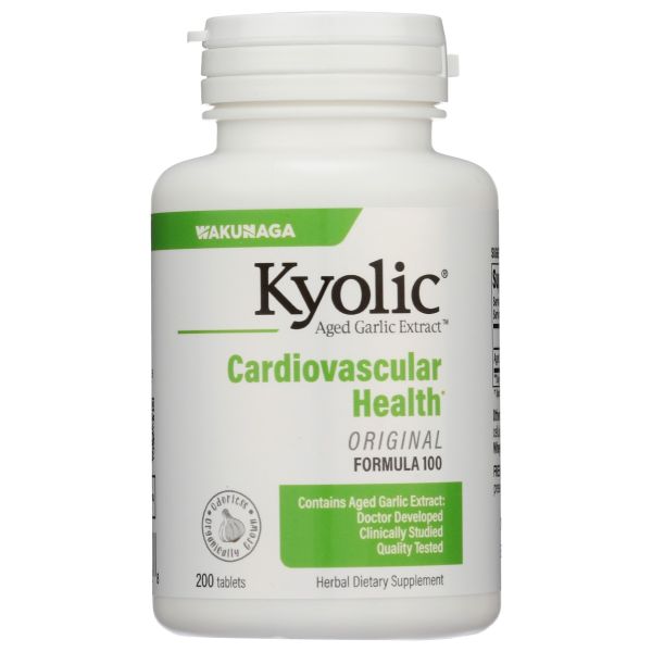 KYOLIC: Aged Garlic Extract Cardiovascular Original Formula 100, 200 Tablets