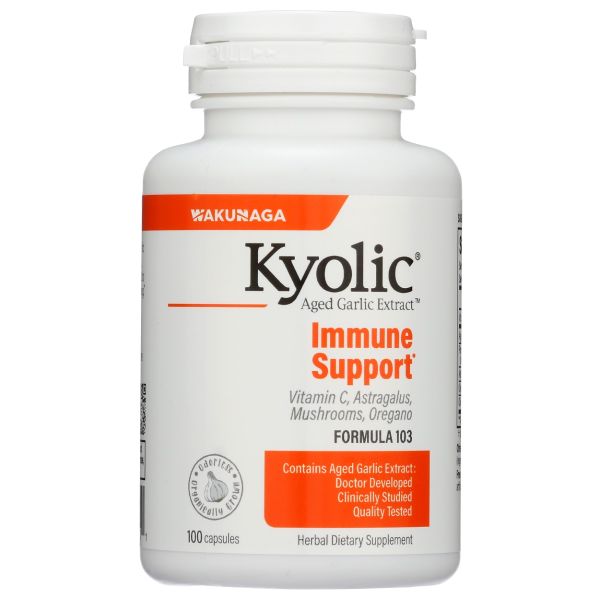 KYOLIC: Aged Garlic Extract Immune Formula 103, 100 Capsules