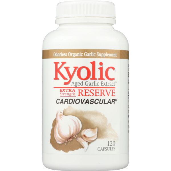 KYOLIC: Aged Garlic Extract Cardiovascular Reserve, 120 Capsules